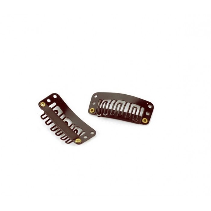 wig Clips For Hair Extensions & best wig clips (Brown) -1000 pieces/ clips  in India